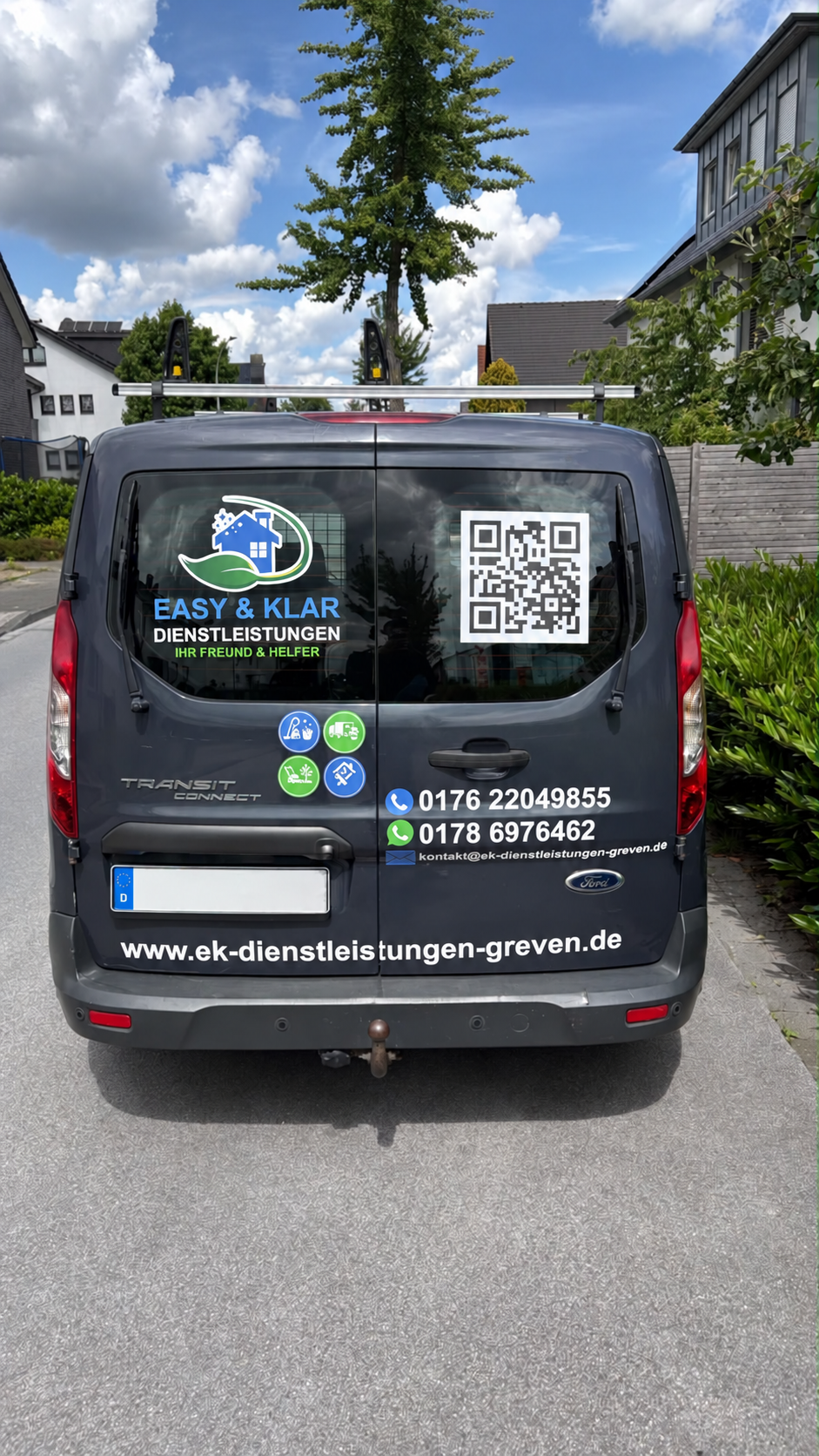Easy & Klar Fahrzeugbeschriftung am Fahrzeugheck